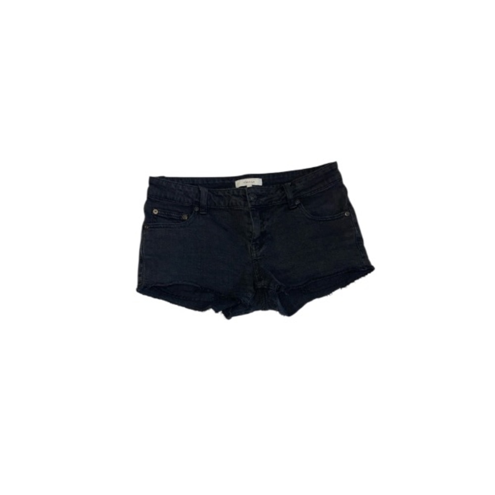 Aritzia Talula Black Distressed Denim Cut Off Shorts - Women’s Size 27